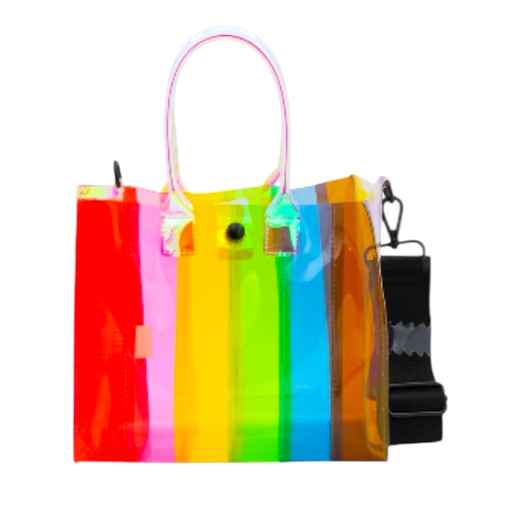 Rainbow Pride LGBTQIA Transparent Mini Crossbody Bag - NWT - Picture 9 of 9